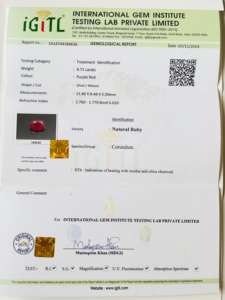 Rubis naturel de qualité AAA certifié IGITL, taille ovale, 4,71 carats, pierre précieuse avec un lustre superbe, coupe parfaite, disponible à prix avantageux - Product Image 6