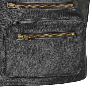 Chaleco Cargo con múltiples bolsillos de bajo precio para hombre, ropa informal de Color sólido, ropa de abrigo holgada sin mangas, chaleco Cargo - Product Image 5