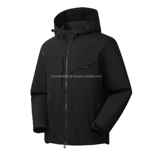 Veste Softshell de course automobile confortable pour homme moto 100% Polyester vêtements de sport de course personnalisés vestes Softshell - Product Image 3