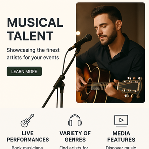 Phát triển trang web nhạc sĩ tùy chỉnh các chuyên gia web giá cả phải chăng cung cấp hiện đại và người dùng hiện diện trang web trực tuyến thân thiện - Product Image 2