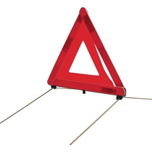 Panneau de signalisation triangulaire en plastique pour automobile avec motif d'araignée, homologué ECE R27, marque CARTREND - Product Image 1