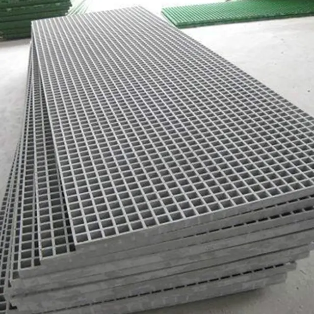 Terrasse extérieure industrielle en plastique composite renforcé de fibre de verre gfrp