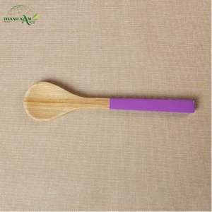 Ensemble cuillère et fourchette en bambou écologique - Product Image 5