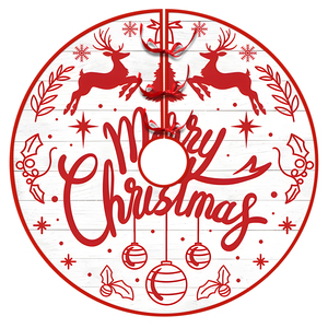 Falda para árbol de Navidad con base antideslizante, tela suave, redonda, decoración para el hogar, cubierta para la base del árbol de Navidad, accesorio festivo para las fiestas - Product Image 1