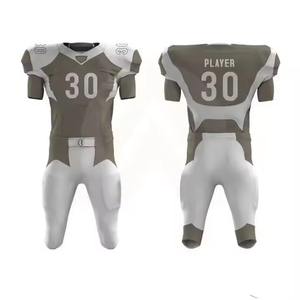 Ensemble d'uniformes de football américain Maquette d'uniforme conçue pour les patchs personnalisés Top des ventes d'uniformes de sublimation pour adultes - Product Image 1