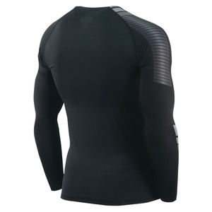 Rashguard à manches longues personnalisé avec logo unisexe, respirant, UPF50, séchage rapide, pour MMA, BJJ, No Gi, Grappling, vêtements de combat - Product Image 3