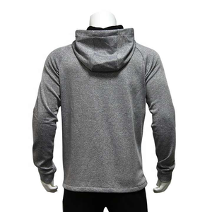 Sweat à capuche en coton à fermeture éclair complète avec impression personnalisée sweat-shirts à capuche d'hiver pour hommes en polyester thermique personnalisés conception personnalisée - Product Image 6