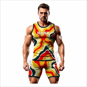 Nouveauté : Ensembles de Rash Guards pour Hommes avec Motifs par Sublimation et Design de Logo – Vente Flash - Product Image 1