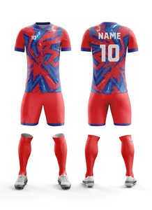 Uniforme de fútbol para hombre, camiseta de fútbol personalizada barata al por mayor, ropa de fútbol de secado rápido por sublimación cómoda y transpirable - Product Image 6