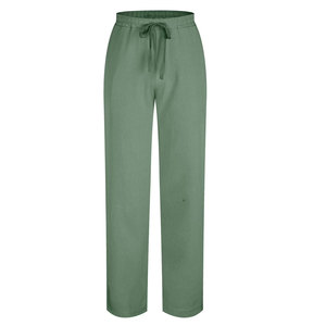Pantalon décontracté pour homme, coupe ample, en coton lavé, style streetwear, prix abordable, pour usage quotidien. - Product Image 1