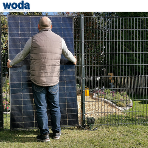 Panneaux de clôture cour de jardin extérieure haute rigidité lourde 868 656 clôtures photovoltaïques solaires de sécurité à <span class=keywords><strong>double</strong></span> treillis métallique - Product Image 2