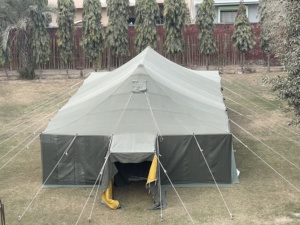 Tienda de lona impermeable de alta calidad para las cuatro estaciones, BC, 61m2, Disater Relief, Camping, alojamiento al aire libre, logotipo personalizado - Product Image 6