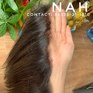 Conjunto de paquete frontal de cierre de cabello humano virgen 100% de onda natural camboyana con calidad no Remy - Product Image 1