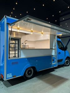 Camión de Comida Rápida Móvil para Exteriores, Nuevo, de Acero Inoxidable y Fibra de Vidrio, para Snacks y Hot Dogs, Componente Central del Motor, Listo para Entrega - Product Image 5