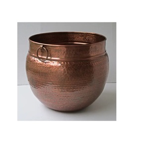 Acabado antiguo Aluminio Metal Sala de estar Hogar y jardín Decoración Florero Boda Fiesta Color plata Maceta - Product Image 5