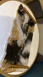 Resin <b>Decorative</b> Tray in Multiple Colors Rectangle Home <b>Decor</b> Resin Tray High Quality - Product Image 3