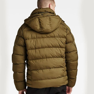 Veste d'hiver de luxe pour homme, camouflage, couleur personnalisée, rembourrage en polyester, imperméable, grande taille, longue veste à capuche, épaisse et chaude, en polaire - Product Image 6