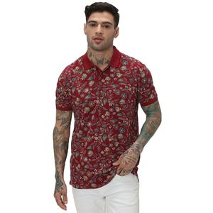 Manga corta de algodón 100% de alta calidad para hombres para Polos Patrón sólido Cuello alto Precio bajo Venta al por mayor Técnica teñida de hilo - Product Image 1