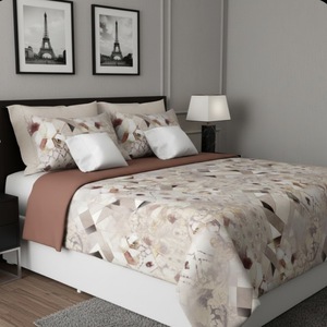 Sábana Plana de Algodón 100% de Primera Calidad, Tamaño King, con 2 Fundas de Almohada, Fácil de Doblar, Ropa de Cama de Fácil Cuidado, Diseño Sólido, 600 Hilos - Product Image 3