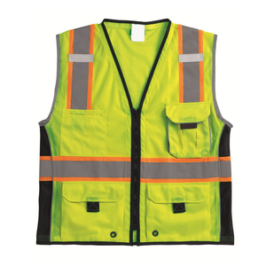 Offres Spéciales gilet de sécurité réfléchissant hommes unisexe vêtements de travail haut sans manches gilet réfléchissant couleur personnalisée haute visibilité gilet de sécurité - Product Image 2