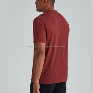 100% algodón tejido de punto camisetas para hombre diseño de peso pesado 160 GSM TAMAÑO DE Color personalizado estampado camisetas para hombre Proveedor de Ropa BD - Product Image 6