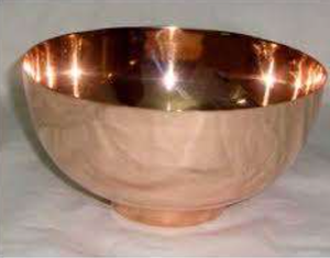 Cuencos de fruta mezcladores para servir de cobre Natural 100%, pulido brillante para tamaño personalizado para utensilios de cocina, cuenco de cobre Sue - Product Image 5