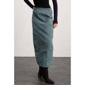 GRIMELANGE Cheri Falda larga de tela de paracaídas impermeable con cintura elástica para mujer - Product Image 6