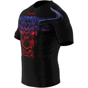 Garde d'éruption de gorille noir, chemise MMA d'entraînement de haute qualité, chemise de sport et chemise de fitness pour hommes - Product Image 2