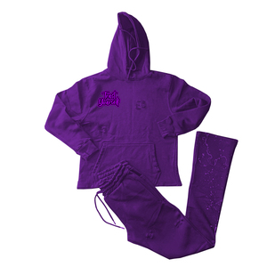 Survêtements de détresse pour hommes de qualité supérieure couleur marron Jogging vêtements d'entraînement survêtements survêtements en Polyester pour adulte - Product Image 6