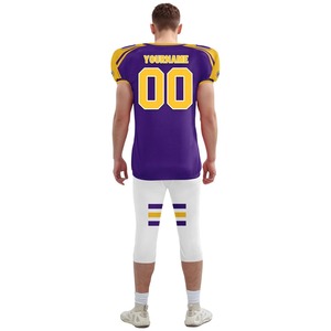 Uniformes de football américain classiques pour hommes vêtements de sport d'équipe confortables tenues d'entraînement élégantes maillot de football américain durable - Product Image 5