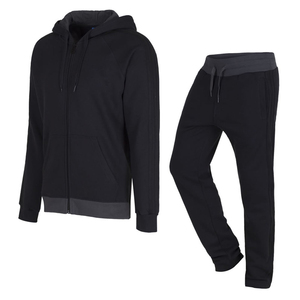 Comprar primavera y otoño Regular Fit 100% algodón con capucha chándal para Hombre Ropa Deportiva pantalones conjuntos con logotipo personalizado - Product Image 6