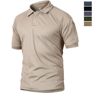 Camiseta de Golf de Punto para Hombre, Unisex, 220 g/m², Personalizable, 100% Algodón, de Alta Calidad, con Patrón Liso, Manga Corta, Antiencogimiento - Product Image 1