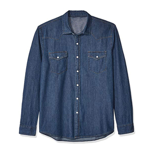Chemise en jean de style unique pour hommes, vêtements de plein air, vêtements d'été, look attrayant, chemise en jean pour hommes, produit, chemises en jean pour hommes à la mode - Product Image 6