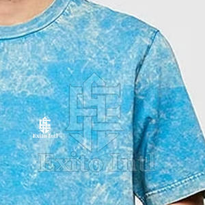 Camisetas de lavado ácido personalizadas OEM para hombres, ligeras, de secado rápido y suave, con estampado de fitness al por mayor - Product Image 5