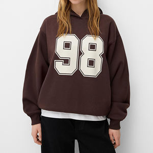 Sudadera con Capucha de Alta Calidad para Mujer, Estilo Y2K, Diseño Forrado, Logotipo Bordado en la Parte Delantera, Felpa de Poliéster y Algodón, Sudadera de Invierno - Product Image 2