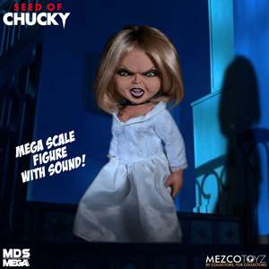 Muñeca Tiffany Seed of Chucky Parlante de 15 Pulgadas, Mini Juguete de Moda para Niñas y Bebés, Modelo Musical de Dibujos Animados de Plástico y Tela DIY - Product Image 5