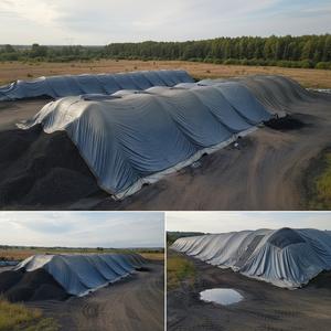 Bâche de protection HDPE pour camions 200 g/m² anti-déchirure laminée imperméable résistante aux UV prête à l'exportation - Product Image 2