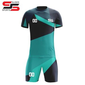 Uniformes de football pour adultes par sublimation personnalisés et bon marché 100% maillots de football en polyester ensembles de maillots de football respirants pour hommes - Product Image 5
