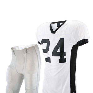 Ensembles d'uniformes de football américain à manches courtes pour adultes, respirants et à prix raisonnable, fabriqués par une bonne entreprise - Product Image 5