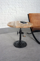Petite table industrielle à hauteur réglable