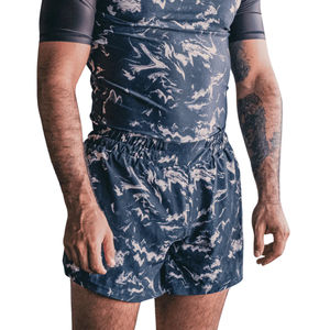 กางเกงขาสั้นซ้อมมวยแบบสั้น MMA การแข่งแบบสั่งตัดพิมพ์ลายการระเหิดของคนไทย - Product Image 3