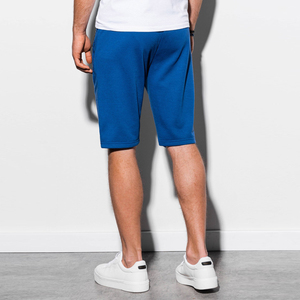 Pantalones cortos de chándal con logotipo de marca personalizado de alta calidad, pantalones cortos de diseñador sólidos hasta la rodilla con dobladillo crudo de lana de algodón esencial de peso pesado - Product Image 4