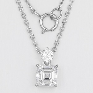 Collier en diamant cultivé en laboratoire 14K 1ct Vintage Classic Fine Jewelry - Product Image 1