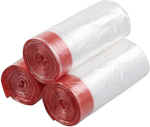 Sac à ordures en plastique blanc à cordon Tous les rangements Différentes tailles Sac de cuisine Fabriqué au Viet Nam Usine directe Prix abordable - Product Image 6