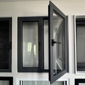 Fenêtre <span class=keywords><strong>en</strong></span> aluminium à battants avec cadre <span class=keywords><strong>en</strong></span> aluminium personnalisé de marques haut de gamme chinoises, certifiée CE - Product Image 4