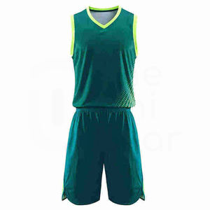 Uniforme de Baloncesto Transpirable de Alta Calidad que Absorbe la Humedad, Conjunto de Camiseta y Pantalones Cortos Deportivos Unisex Personalizables - Product Image 1