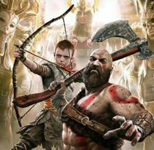 Custom Handmade God of War Kratos <b>axe</b> Tomahawk for Sale - Product Image 2