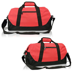 Sac de sport de luxe brodé avec logo personnalisé double panneau imperméable polyester durable multi-poches gym fitness hommes femmes - Product Image 6