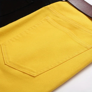 2025 New Hot Custom Made Men's Straight Knitted Two-Tone <b>Denim</b> Shorts 100% Cotton Eco-Friendly Casual Summer High Quality Custom - Product Image 5