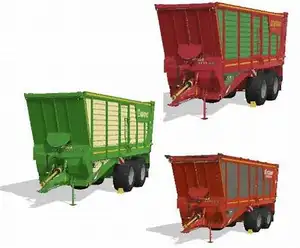 2-wheel tipper trailer ,off-road use farm trailer ,tractor hydraulic tipping trailer